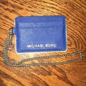 michael kors card and key wallet wristlet